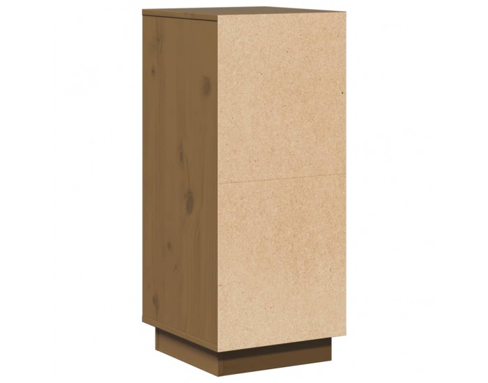 Sonata H Сайдборди, 2 бр, меденокафяви, 31,5x34x75 см, бор масив