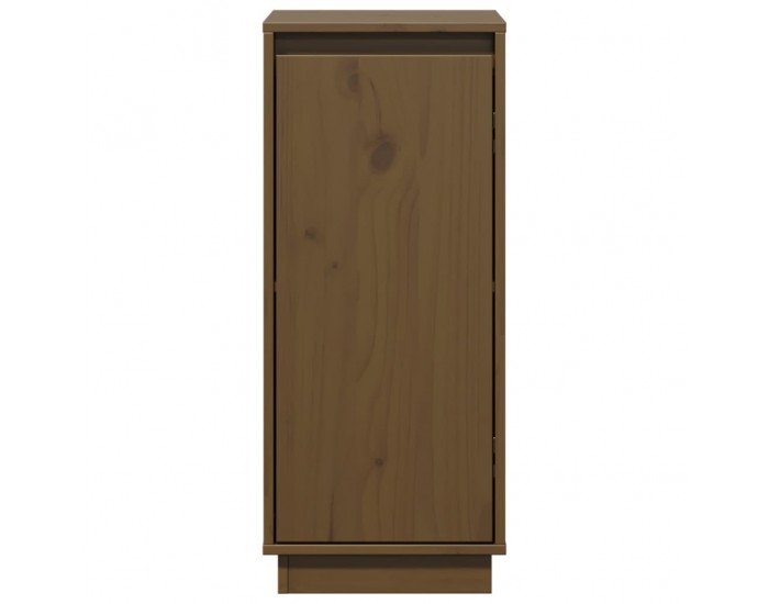 Sonata H Сайдборди, 2 бр, меденокафяви, 31,5x34x75 см, бор масив