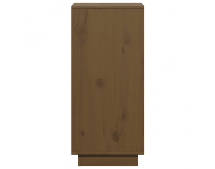 Sonata H Сайдборди, 2 бр, меденокафяви, 31,5x34x75 см, бор масив