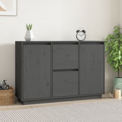 Sonata H Сайдборд, сив, 111x34x75 см, бор масив - Шкафове, Витрини, Модулни секции