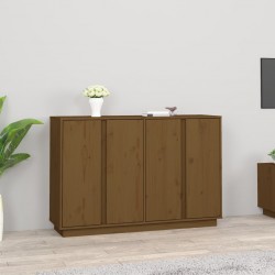Sonata H Сайдборд, меденокафяв, 120x35x80 см, бор масив - Шкафове, Витрини, Модулни секции
