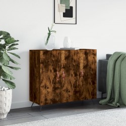 Sonata H Сайдборд, опушен дъб, 90x34x80 см, инженерно дърво - Шкафове, Витрини, Модулни секции