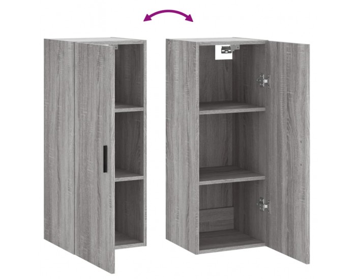 Sonata H Стенен шкаф сив сонома 34,5x34x90 см