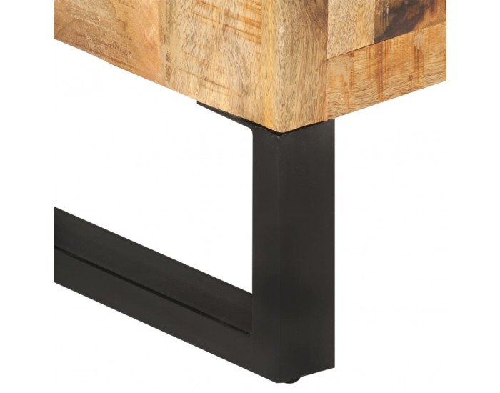 Sonata H Бюфет 80x30x71 см грубо мангово дърво масив и метал