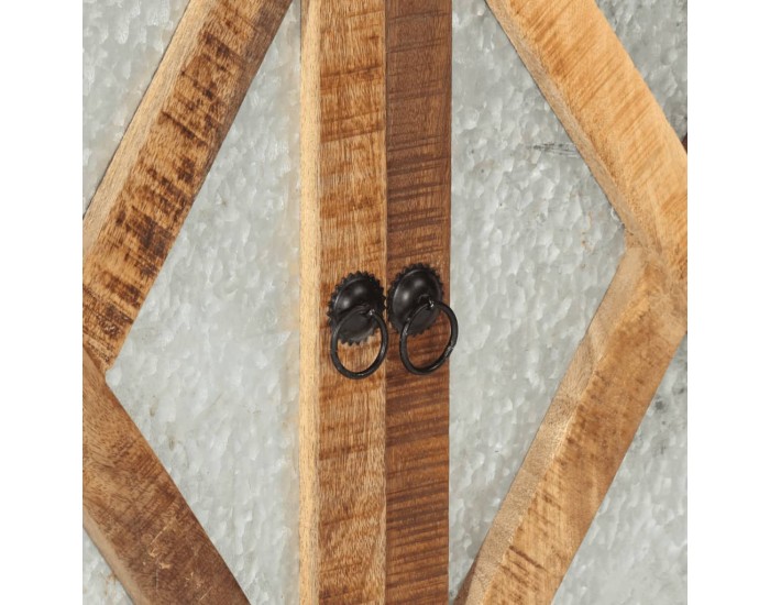 Sonata H Бюфет 80x30x71 см грубо мангово дърво масив и метал