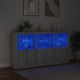 Sonata H Сайдборд с LED светлини, сив сонома, 181,5x37x100 см Sonata H Сайдборд с LED светлини, сив сонома, 181,5x37x100 см