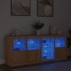 Sonata H Сайдборд с LED светлини, сонома дъб, 164x37x67 см Sonata H Сайдборд с LED светлини, сонома дъб, 164x37x67 см