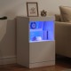 Sonata H Сайдборд с LED светлини, бял, 41x37x67 см Sonata H Сайдборд с LED светлини, бял, 41x37x67 см