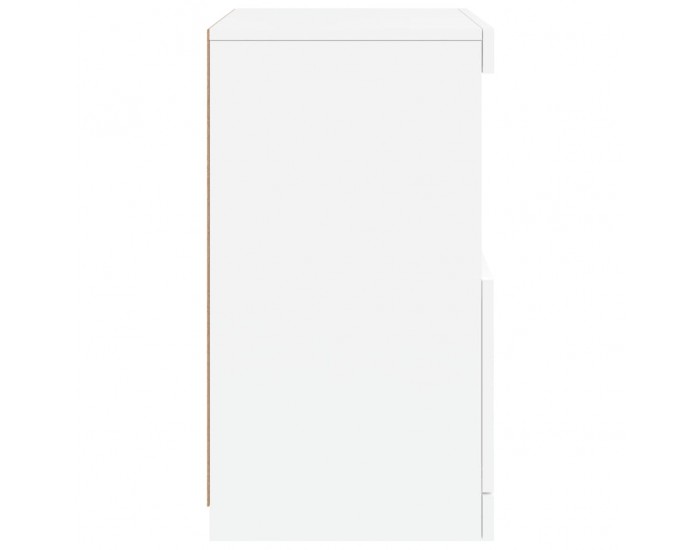 Sonata H Сайдборд с LED светлини, бял, 41x37x67 см Sonata H Сайдборд с LED светлини, бял, 41x37x67 см
