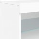 Sonata H Сайдборд с LED светлини, бял, 41x37x67 см Sonata H Сайдборд с LED светлини, бял, 41x37x67 см