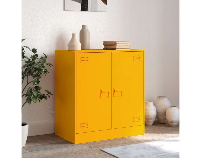 Sonata H Бюфет, горчица жълто, 67x39x73 см, стомана