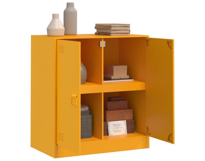 Sonata H Бюфет, горчица жълто, 67x39x73 см, стомана