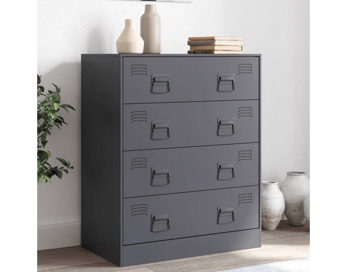 Sonata H Бюфет, антрацит, 67x39x83 см, стомана