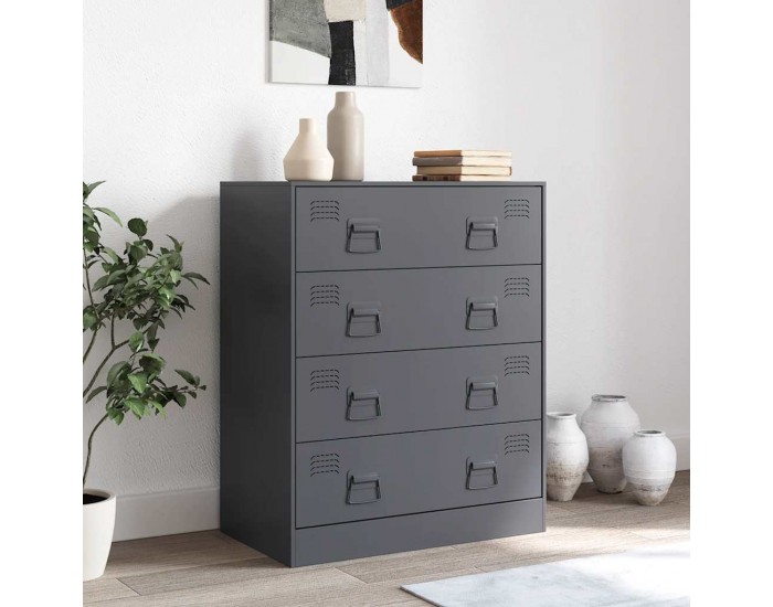 Sonata H Бюфет, антрацит, 67x39x83 см, стомана