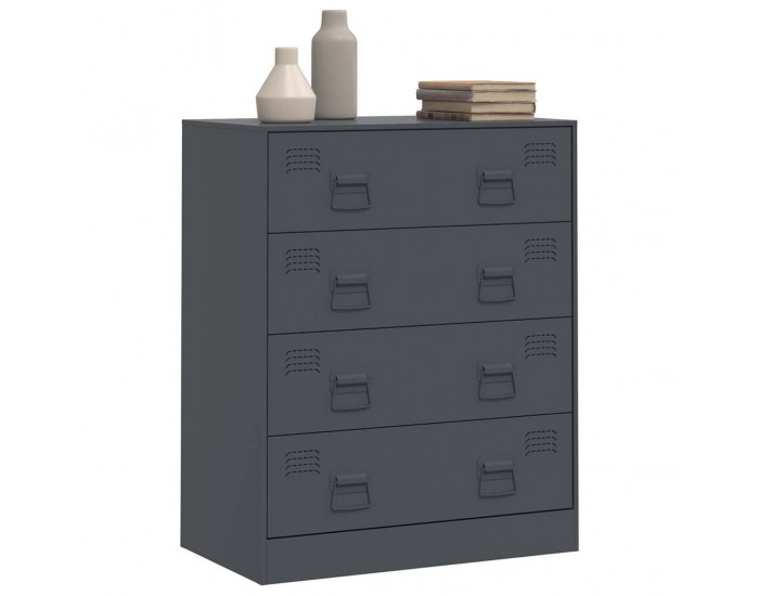 Sonata H Бюфет, антрацит, 67x39x83 см, стомана