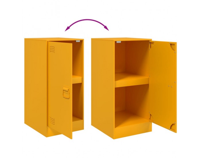 Sonata H Бюфет, горчица жълто, 34,5x39x73 см, стомана