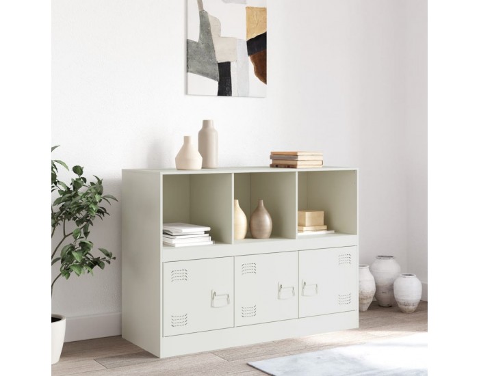 Sonata H Бюфет, бял, 99x39x73 см, стомана