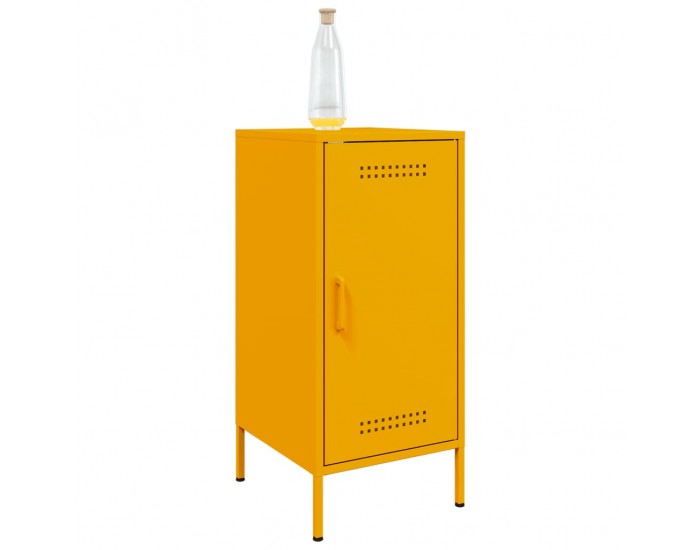 Sonata H Бюфет, горчица жълто, 36x39x79 см, стомана Sonata H Бюфет, горчица жълто, 36x39x79 см, стомана