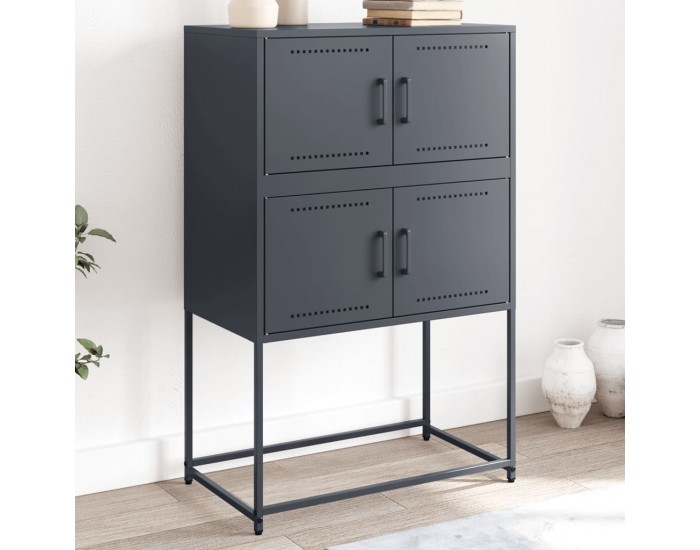 Sonata H Бюфет, антрацит, 68,5x38,5x107 см, стомана