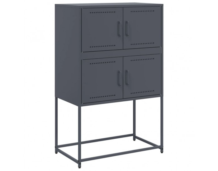Sonata H Бюфет, антрацит, 68,5x38,5x107 см, стомана