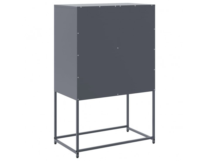Sonata H Бюфет, антрацит, 68,5x38,5x107 см, стомана