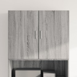 Sonata H Стенен шкаф, сив сонома, 80x42,5x64 см, инженерно дърво - Шкафове, Витрини, Модулни секции