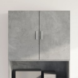 Sonata H Стенен шкаф, бетонно сив, 80x42,5x64 см, инженерно дърво - Шкафове, Витрини, Модулни секции