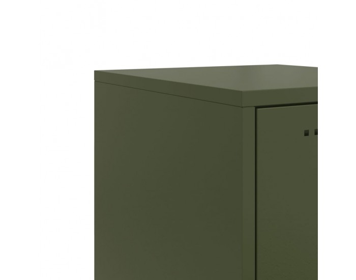 Sonata H Висок шкаф, маслиненозелен, 36x39x107 см, стомана