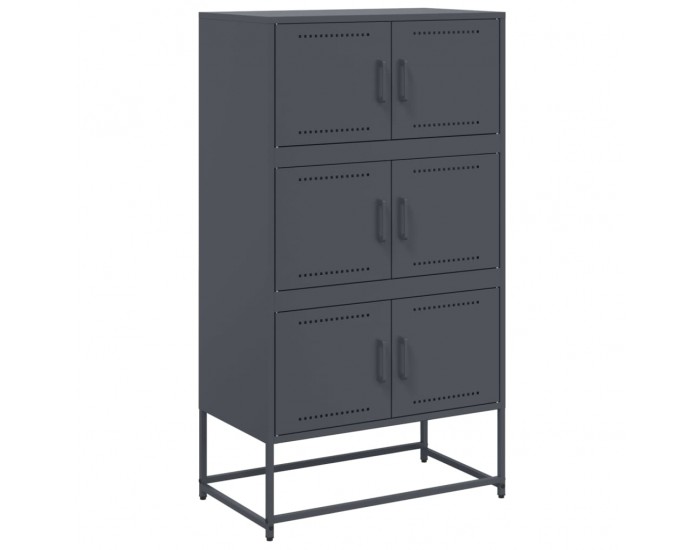 Sonata H Бюфет, антрацит, 68,5x38,5x123,5 см, стомана