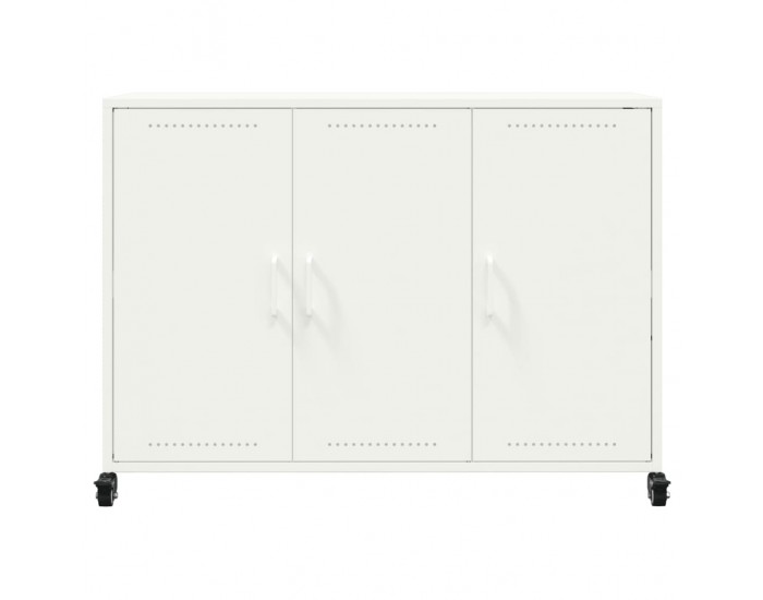 Sonata H Бюфет, бял, 100,5x39x72 см, стомана