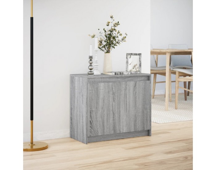 Sonata H Сайдборд с LED, сив сонома, 72x34x61 см, инженерно дърво Sonata H Сайдборд с LED, сив сонома, 72x34x61 см, инженерно дърво