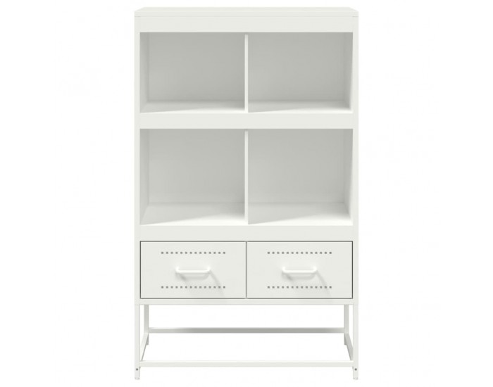 Sonata H Висок шкаф, бял, 68x39x111,5 см, стомана