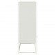 Sonata H Висок шкаф, бял, 68x39x111,5 см, стомана