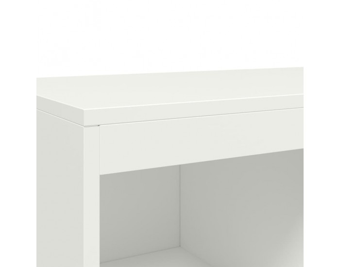 Sonata H Висок шкаф, бял, 68x39x111,5 см, стомана