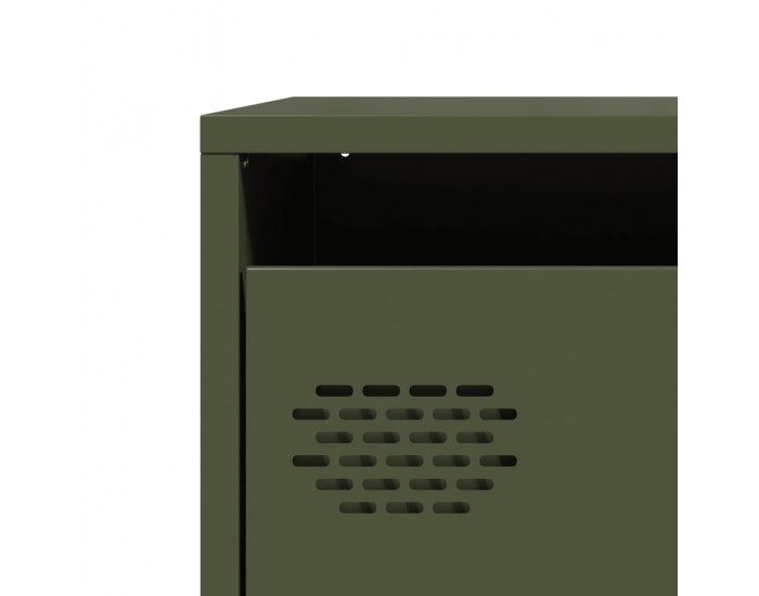 Sonata H Бюфет, маслиненозелен, 68x39x73,5 см, студеновалцувана стомана