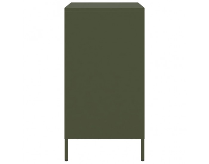 Sonata H Бюфет, маслиненозелен, 68x39x73,5 см, студеновалцувана стомана