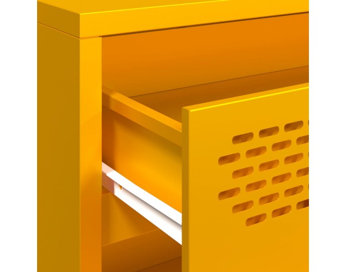 Sonata H Бюфет, горчица жълто, 68x39x58,5 см, студеновалцувана стомана