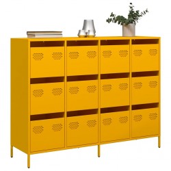 Sonata H Бюфет, горчица жълто, 135x39x103,5см, студеновалцувана стомана - Дневна