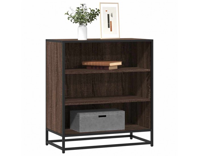 Sonata H Бюфет Кафяв дъб 68x35x76 cm Изработена дървесина и метал