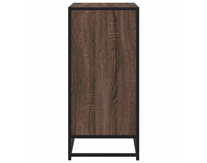 Sonata H Бюфет Кафяв дъб 68x35x76 cm Изработена дървесина и метал
