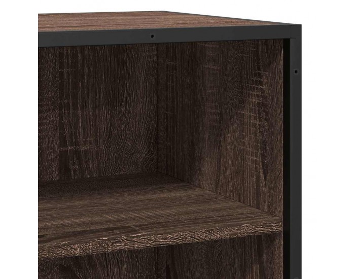 Sonata H Бюфет Кафяв дъб 68x35x76 cm Изработена дървесина и метал