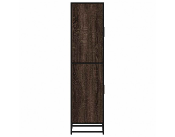 Sonata H Висока дъска Кафяв дъб 35,5x35x139 cm Обработено дърво и метал Sonata H Висока дъска Кафяв дъб 35,5x35x139 cm Обработено дърво и метал