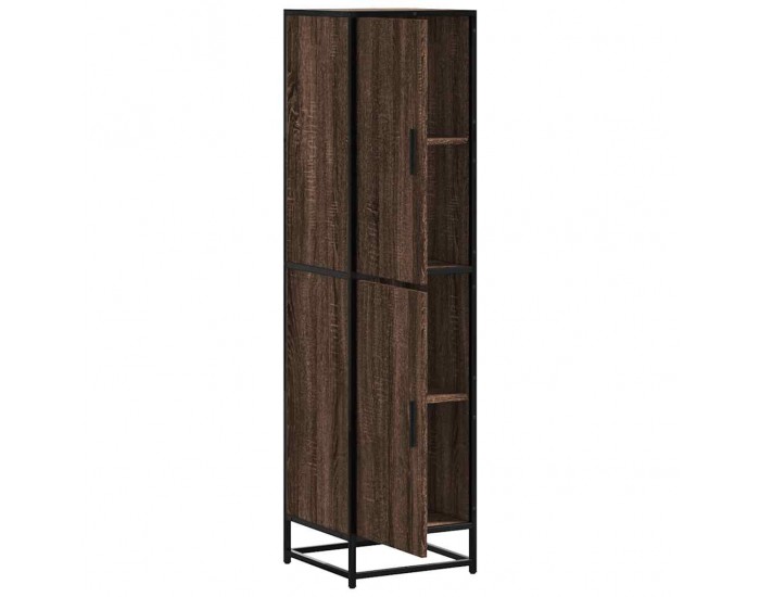 Sonata H Висока дъска Кафяв дъб 35,5x35x139 cm Обработено дърво и метал Sonata H Висока дъска Кафяв дъб 35,5x35x139 cm Обработено дърво и метал