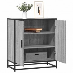 Sonata H Шкаф Grey Sonoma 68x35x76 cm Изработена дървесина и метал - Шкафове, Витрини, Модулни секции
