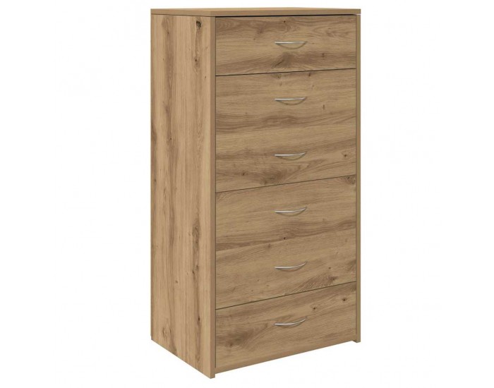 Sonata H Шкаф с 6 чекмеджета Artisan Oak 50x34x96 cm Инженерна дървесина Sonata H Шкаф с 6 чекмеджета Artisan Oak 50x34x96 cm Инженерна дървесина