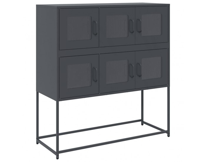 Sonata H Бюфет, антрацит, 100,5x39x107 см, студеновалцувана стомана Sonata H Бюфет, антрацит, 100,5x39x107 см, студеновалцувана стомана