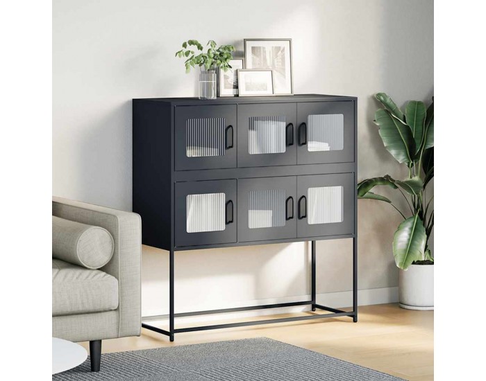Sonata H Бюфет, антрацит, 100,5x39x107 см, студеновалцувана стомана Sonata H Бюфет, антрацит, 100,5x39x107 см, студеновалцувана стомана