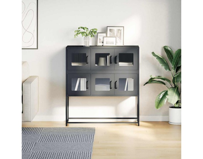 Sonata H Бюфет, антрацит, 100,5x39x107 см, студеновалцувана стомана Sonata H Бюфет, антрацит, 100,5x39x107 см, студеновалцувана стомана