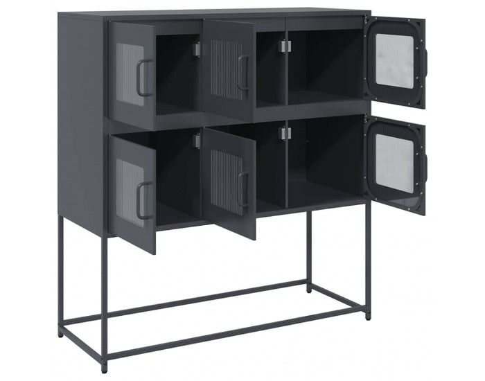 Sonata H Бюфет, антрацит, 100,5x39x107 см, студеновалцувана стомана Sonata H Бюфет, антрацит, 100,5x39x107 см, студеновалцувана стомана