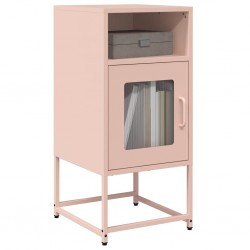 Sonata H Нощен шкаф Pink 36x39x78 cm Студено валцувана стомана - Шкафове, Витрини, Модулни секции